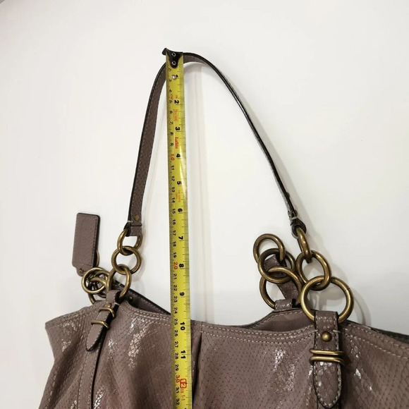 Coach Alexandra Tote Bag Faux Snakeskin - Picture 14 of 14